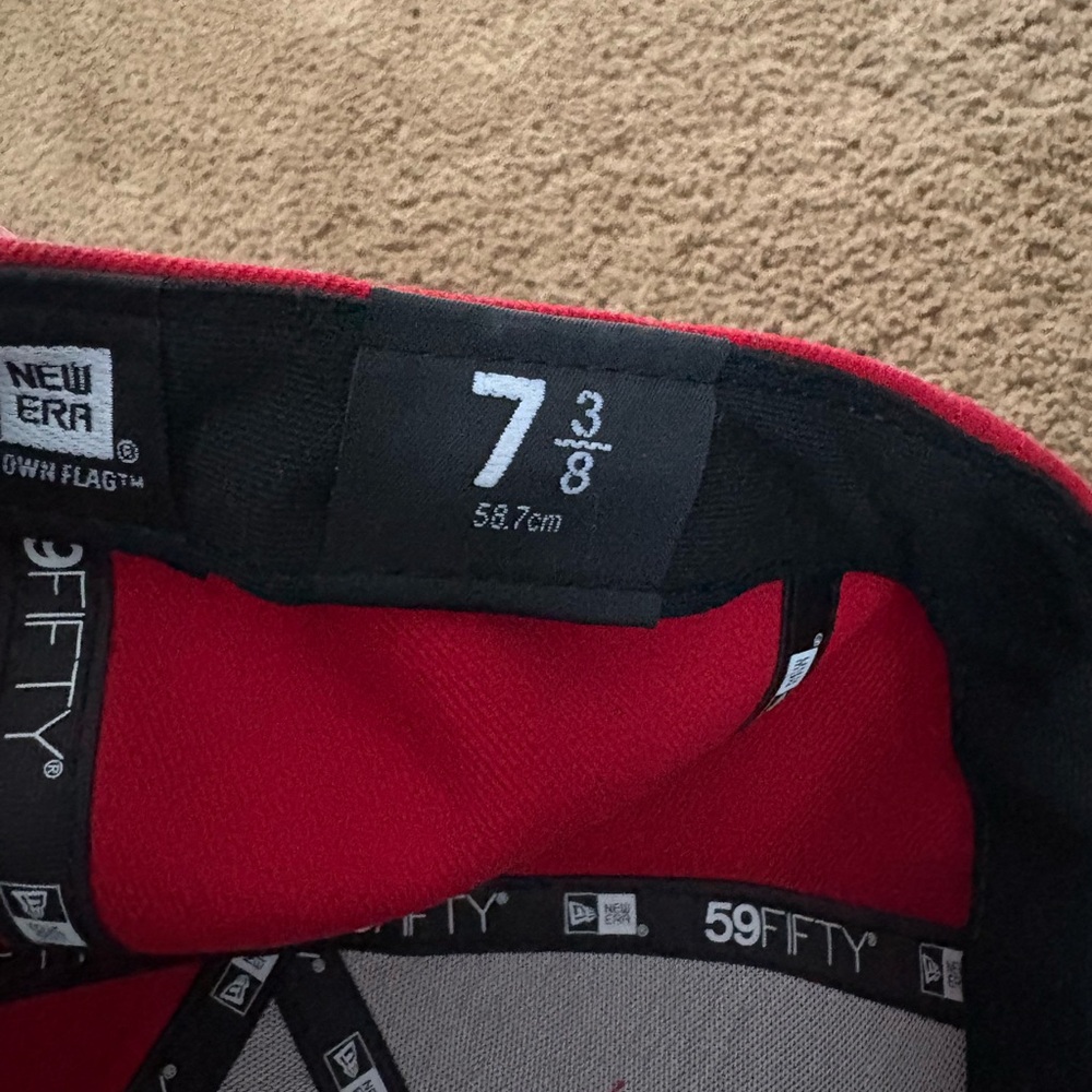 Red Baseball Cap - Picture 5 of 6